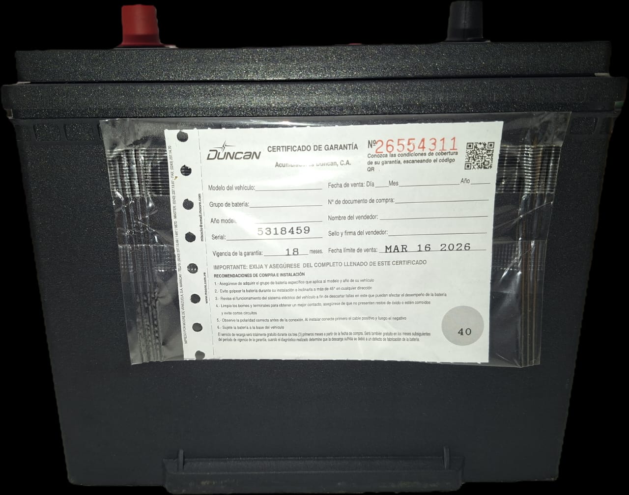 Duncan 850 Grupo 22R-850