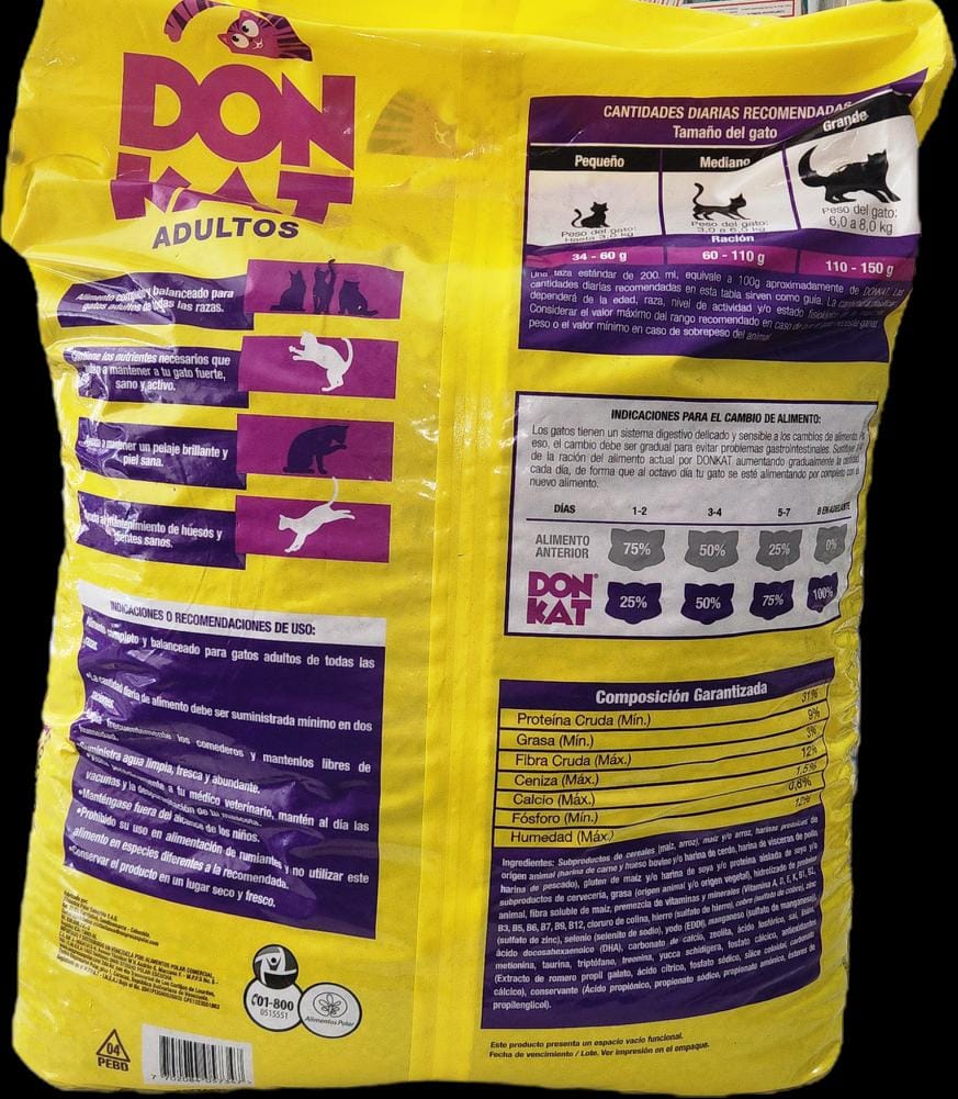 Don Kat 16 kg/Gr Gatos Adultos