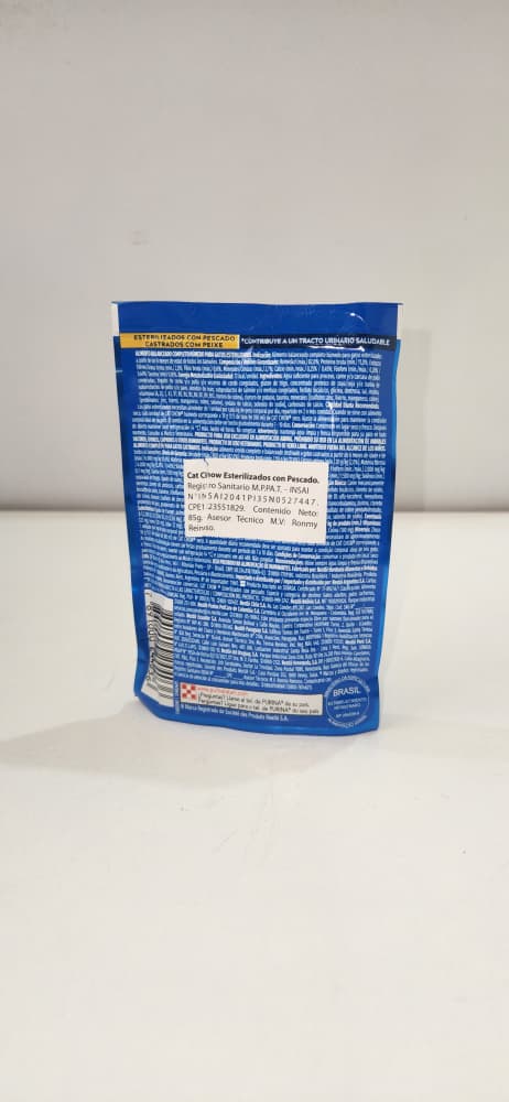 Cat Chow 85 g, HÙMEDO Esterilizados PESCADO, PURINA