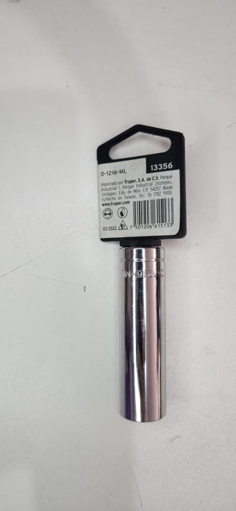 13356 DADO L 6PTA 1/2X16MM TRUPER D-5316-M