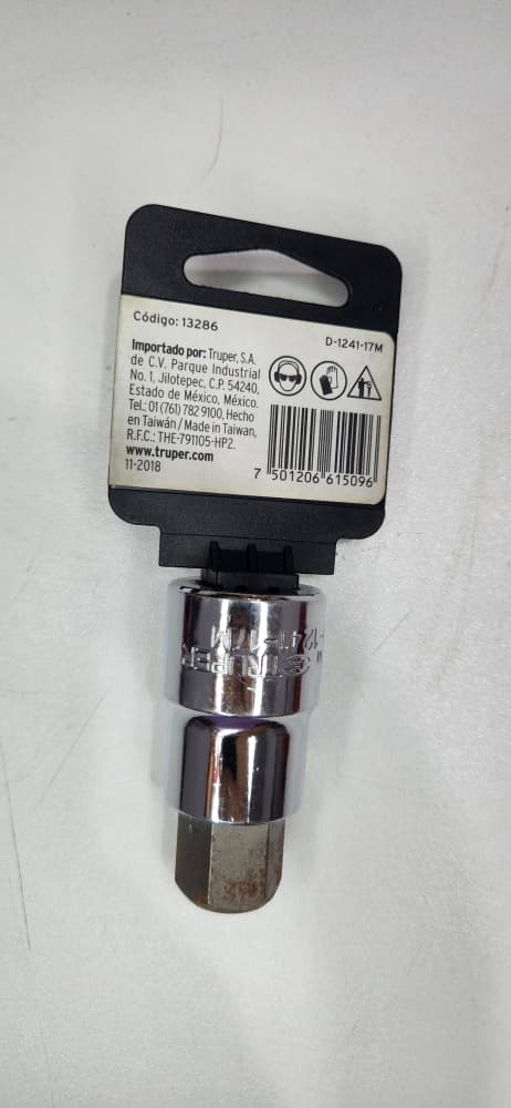 13286 DADO ALLE 1/2X17MM TRUPER D-5441-17M