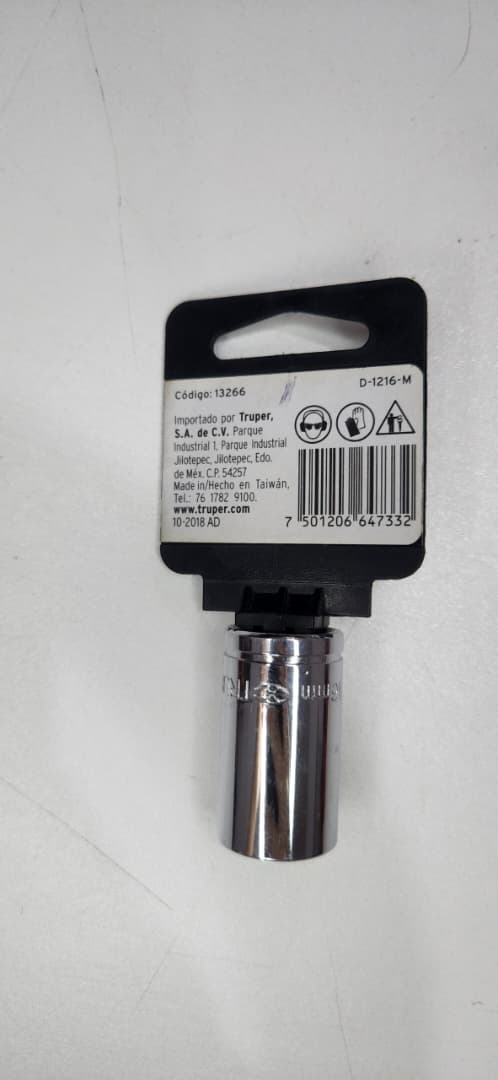 13266 DADO 6 PTA 1/2"X16MM TRUPER D-5416-M