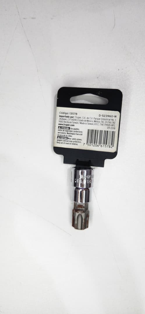 13578 DADO TORX 3/8XT-60 TRUPER D-523960W