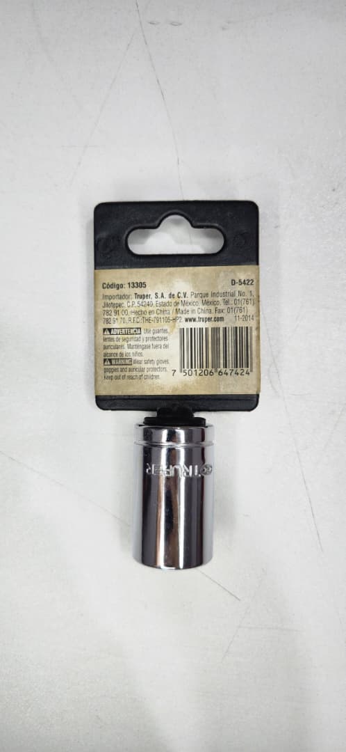 13305 DADO 12 PTAS 1/2X11/16 TRUPER D-5422