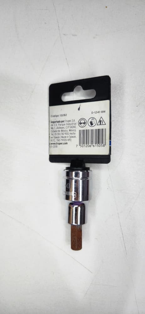 13282 DADO ALLEN 1/2X8MM TRUPER D-5441-8-M
