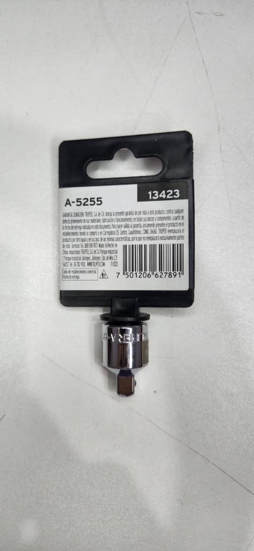 13423 ADAPTADOR 3/8"HX1/4"M TRUPER A-5255