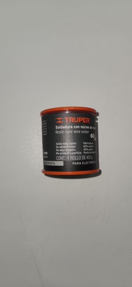 14366 SOLDADURA ESTAÑO TRUPER SOL-60/40 90 m
