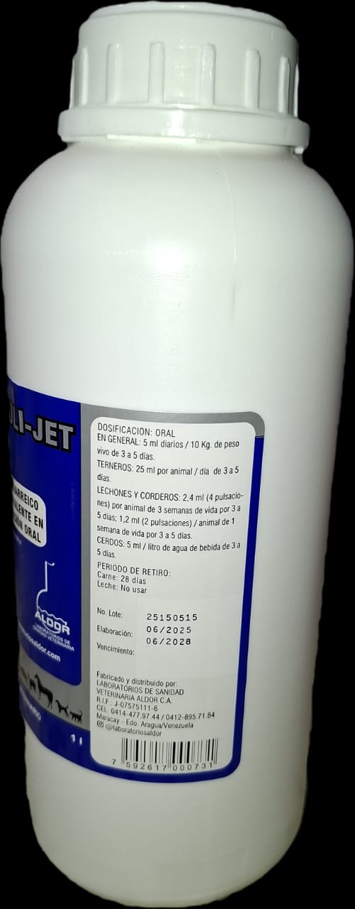 Coli-Jet 1 lt Antidiarreico Solución Oral