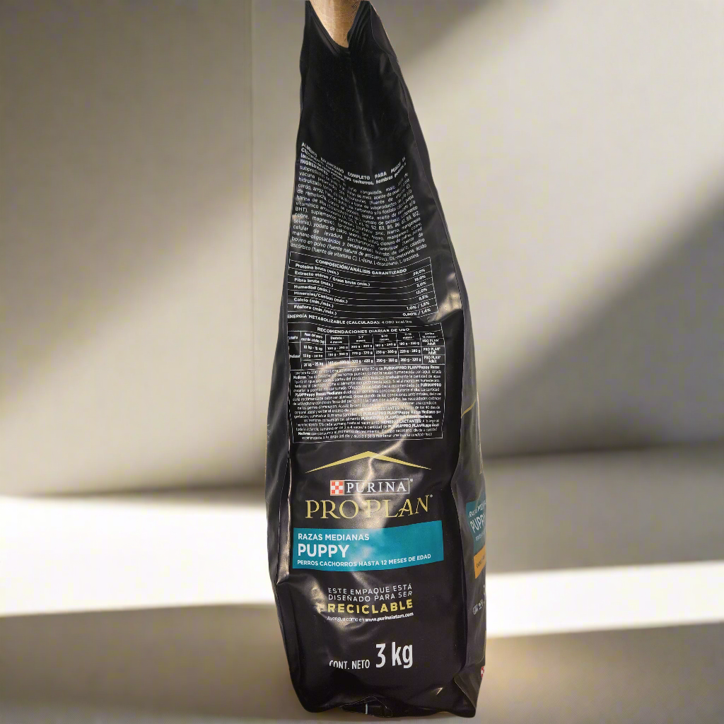 PRO PLAN 3 kg, PUPPY, Raza Mediana, PURINA