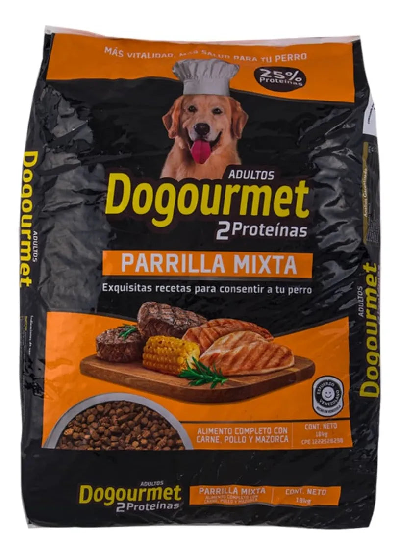 Dogourmet 18 kg/GR PARRILLA MIXTA DOS PROTEINAS
