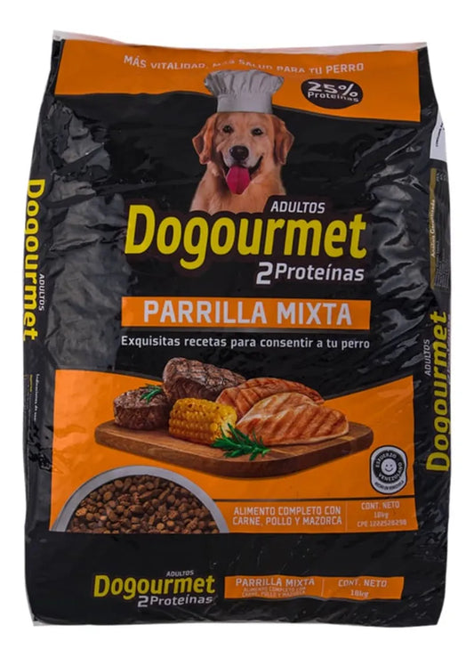Dogourmet 18 kg/GR PARRILLA MIXTA DOS PROTEINAS