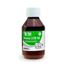 Dr Pet Amoxi 20 60 ml Canino y Felino