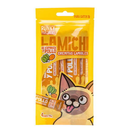 LA MICHI POLLO Y ESPINACA 4und x 15g