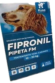 PIPETA 10 A 20Kg FIPRONIL 3und KUSS