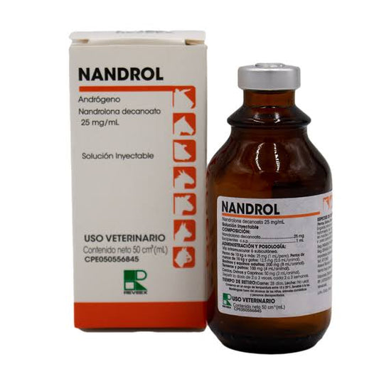NANDROL 25mg SOLUCIÓN INYECTABLE 50 cm³ (ml) REVEEX