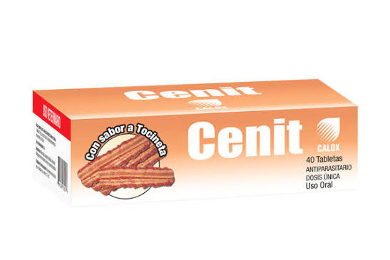 CENIT ANTIPARASITARIO CON SABOR A TOCINETA 40TAB CALOX