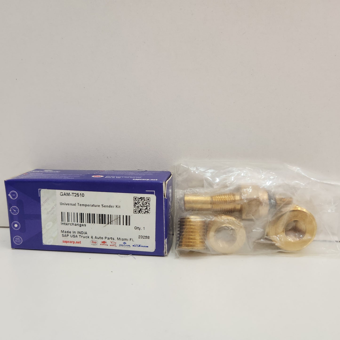T2510 SENSOR DE TEMPERATURA GAMMA CON KIT DE CONEXIÓN 1/8" NPT 1/4 - 18" \ 3/8-18" \ Y BUJE DE 1/2 -14" \