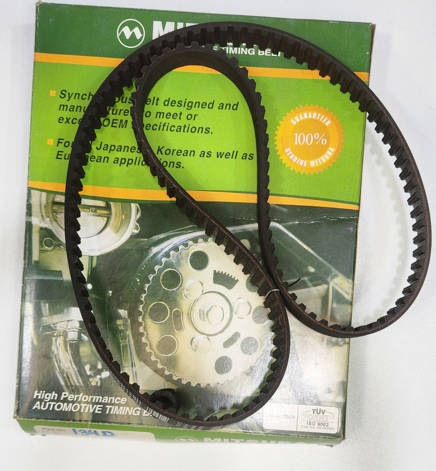 134SHPN170H CORREA TIEMPO MITSUBA FIAT PALIO /  / 1.3LTS 8VAL 98 - 04 / PEUGEOT 206-207-CENTAURO 1.6-DONGFENG S30, CON 134 DIENTES Y 17 MM DE ANCHO