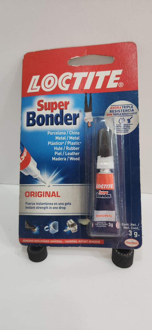 SUPER BONDER PEGAMENTO INSTANTANEO LOCTITE 3 g