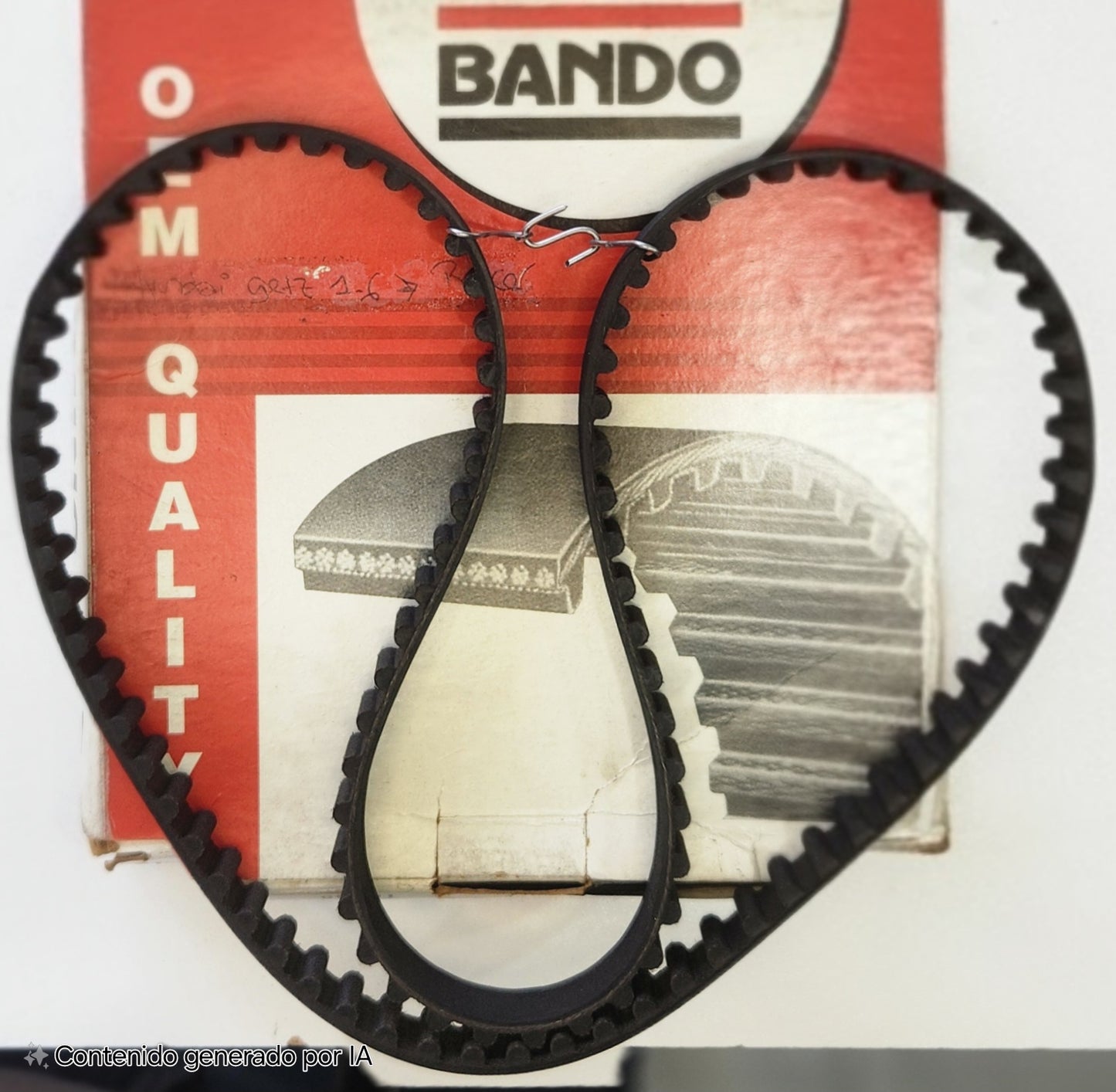 TB-148 CORREA DENTADA DISTRIBUCIÓN TIEMPO BANDO 104 17 mm ANCHO DIENTES PEU 206 1.4 L / PARTNER / CITROEN TU3JP 1.4LTS 8VAL EFI SOHC 02 - 06 CORSA 1.4
