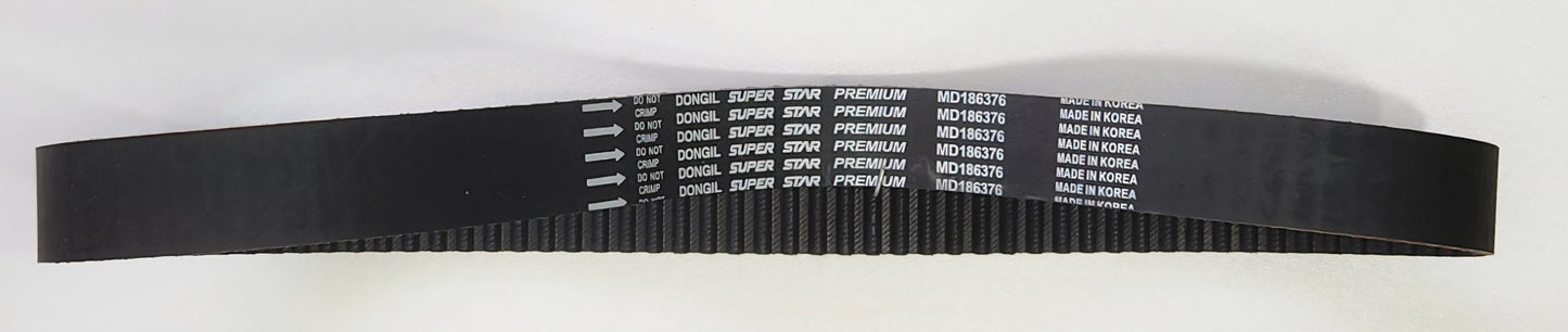 MD186376 CORREA DE TIEMPO DENTADA MITSUBISHI LANCER 2.0LTS 4G94 02 - 07 / TOURING; CON 121 DIENTES Y 29 MM DE ANCHO