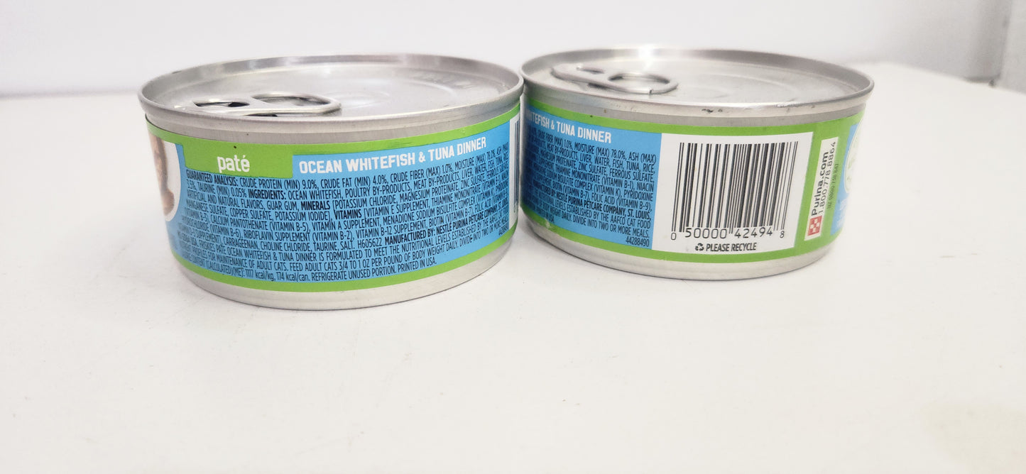 FRISKIES PATÉ OCEAN WHITEFISH & TUNA DINNER 156 g$