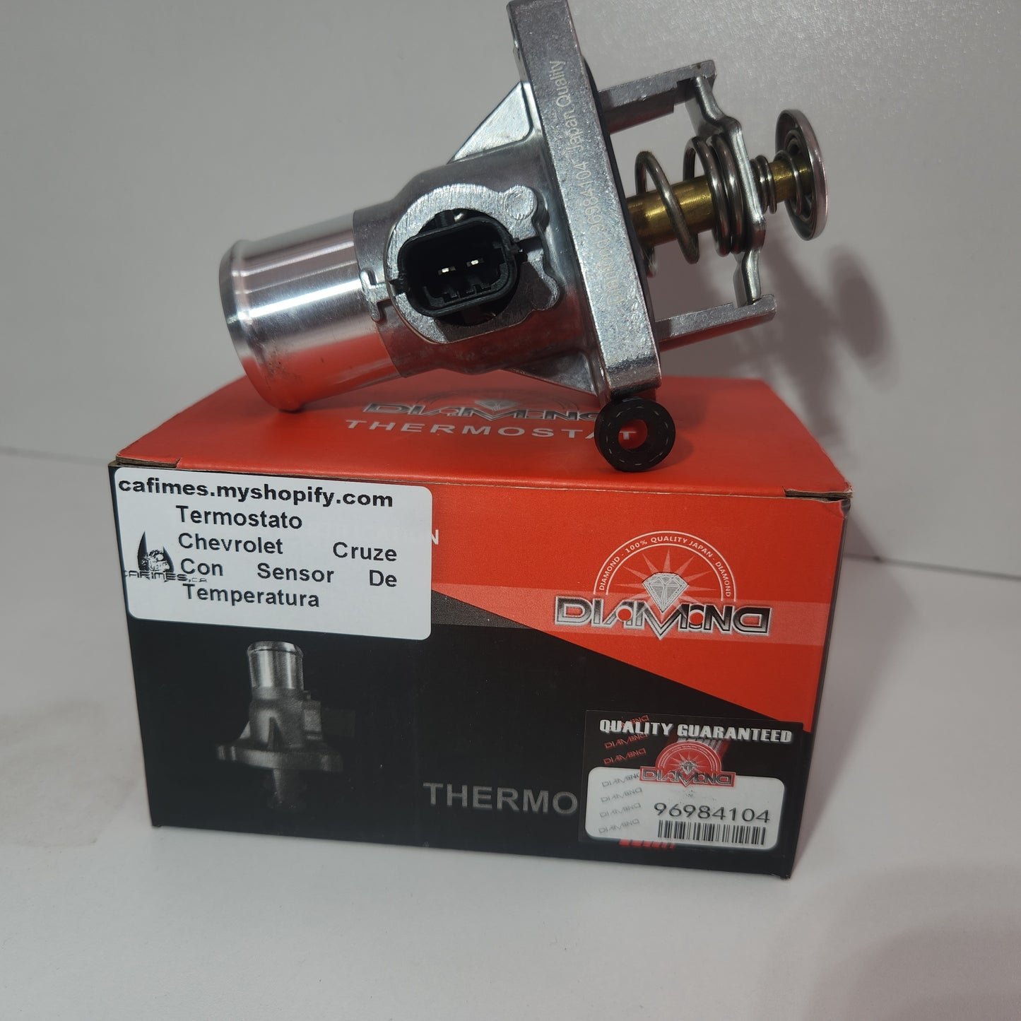 VALVULA TERMOSTATO DIAMOND CHEVROLET CRUZE / TRAX / SONIC MTR 1.8