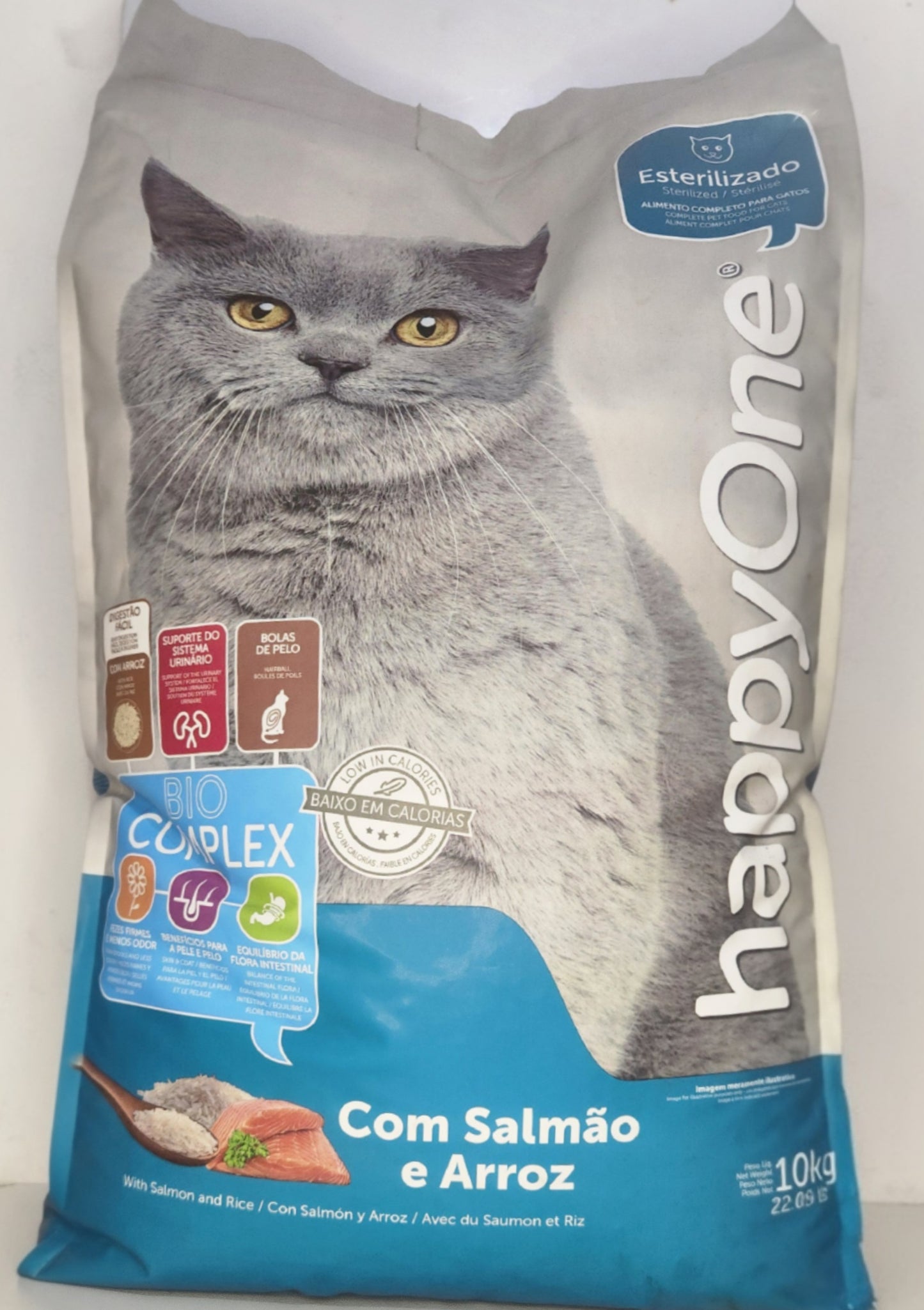 HAPPY ONE ESTERILIZADO 10 kg/Gr.€. SALMON Y ARROZ