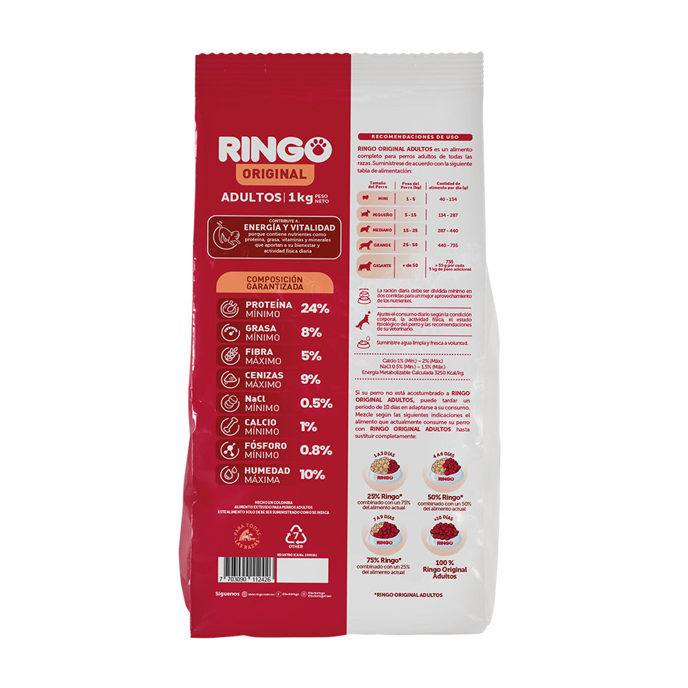 Ringo Adulto 1 kg Original Sachet