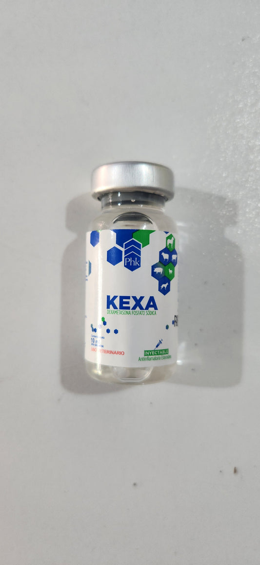 Kexa phk Antiinflamatorio Inyectable para Caninos y entre otros. Cont 10 ml