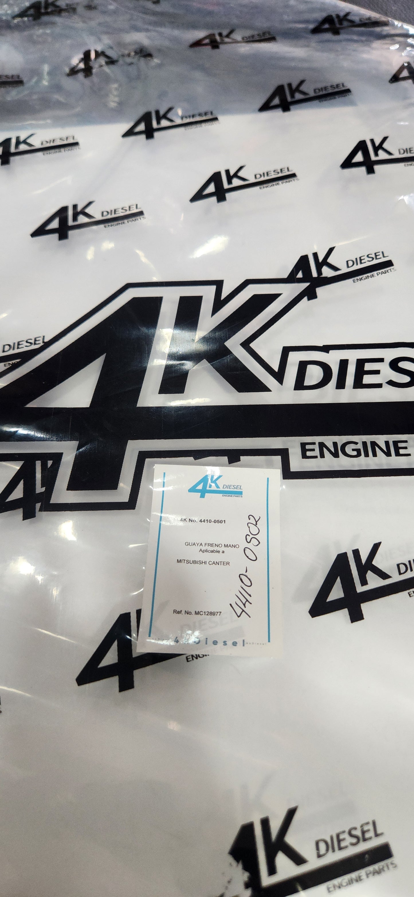 4410-0502 GUAYA DE FRENO DE MANO 4K MITSUBISHI CANTER 4D34T 3540 mm MC128977