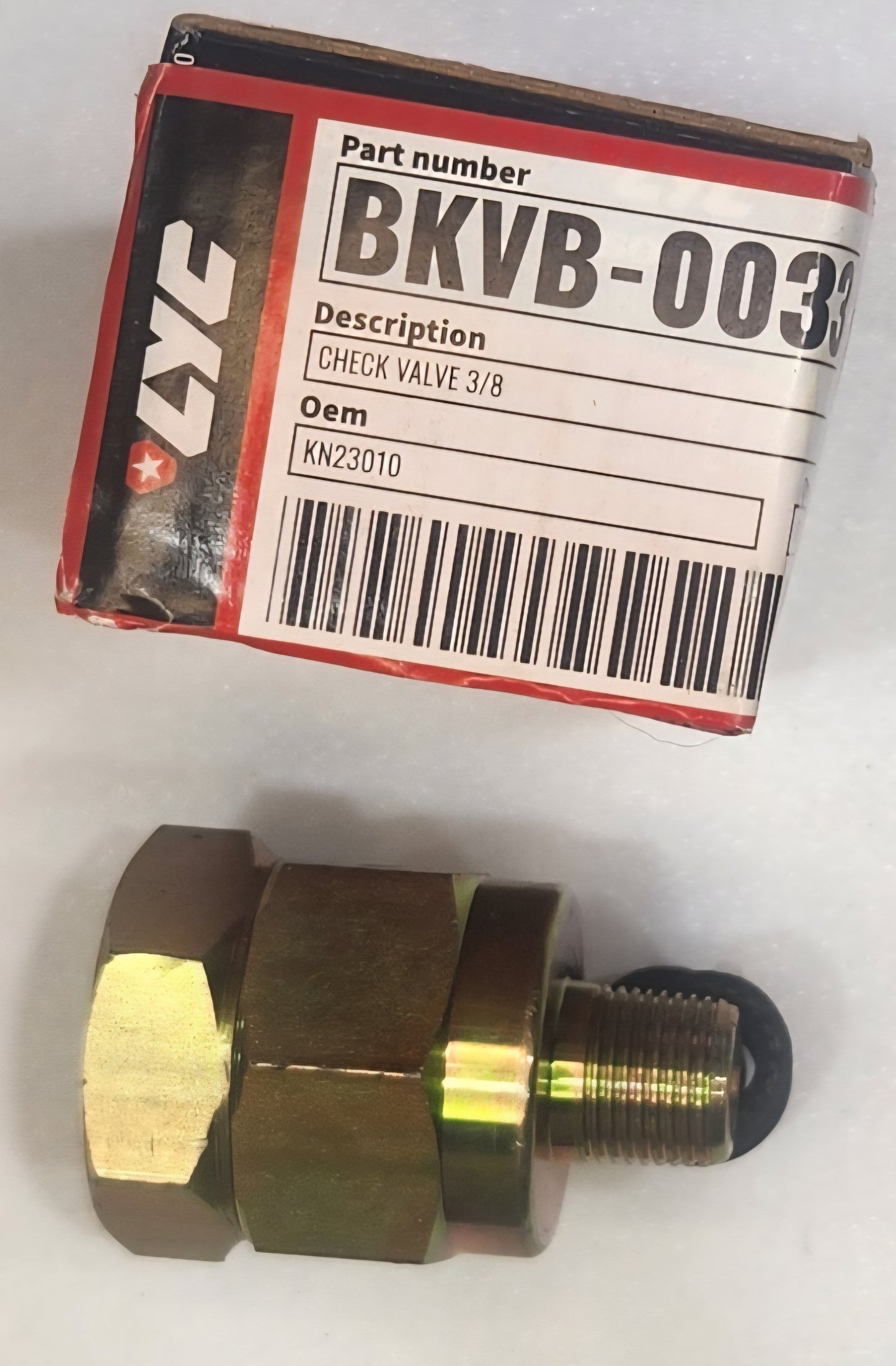 BKVB-0033 VÁLVULA DE FRENO DE AIRE RETENCIÓN SENCILLA LYC 3/8" NPT