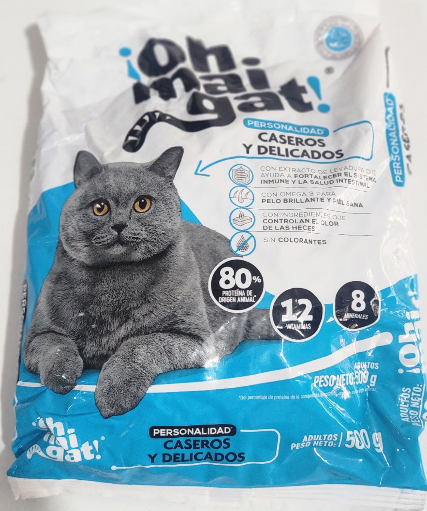 OH MAI 500 g, GATOS CASEROS Y DELICADOS