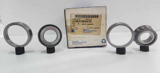96316634/35 KIT DE RODAMIENTO RUEDA TRASERA CHEVROLET SPARK 05 - 15 / DAE MATIZ 98 - 02 RDA TRAS EXT (KIT 2 PZAS) PEQUEÑO