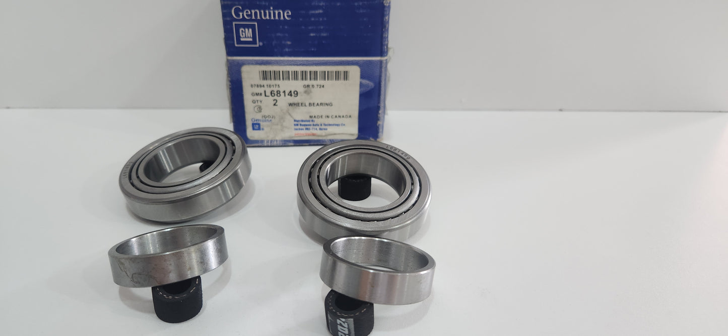 KIT DE RODAMIENTO DE RODILLO EJE DELANTERO GM  MATIZ / SPARK (SET - 17 / LM69149 / 11)