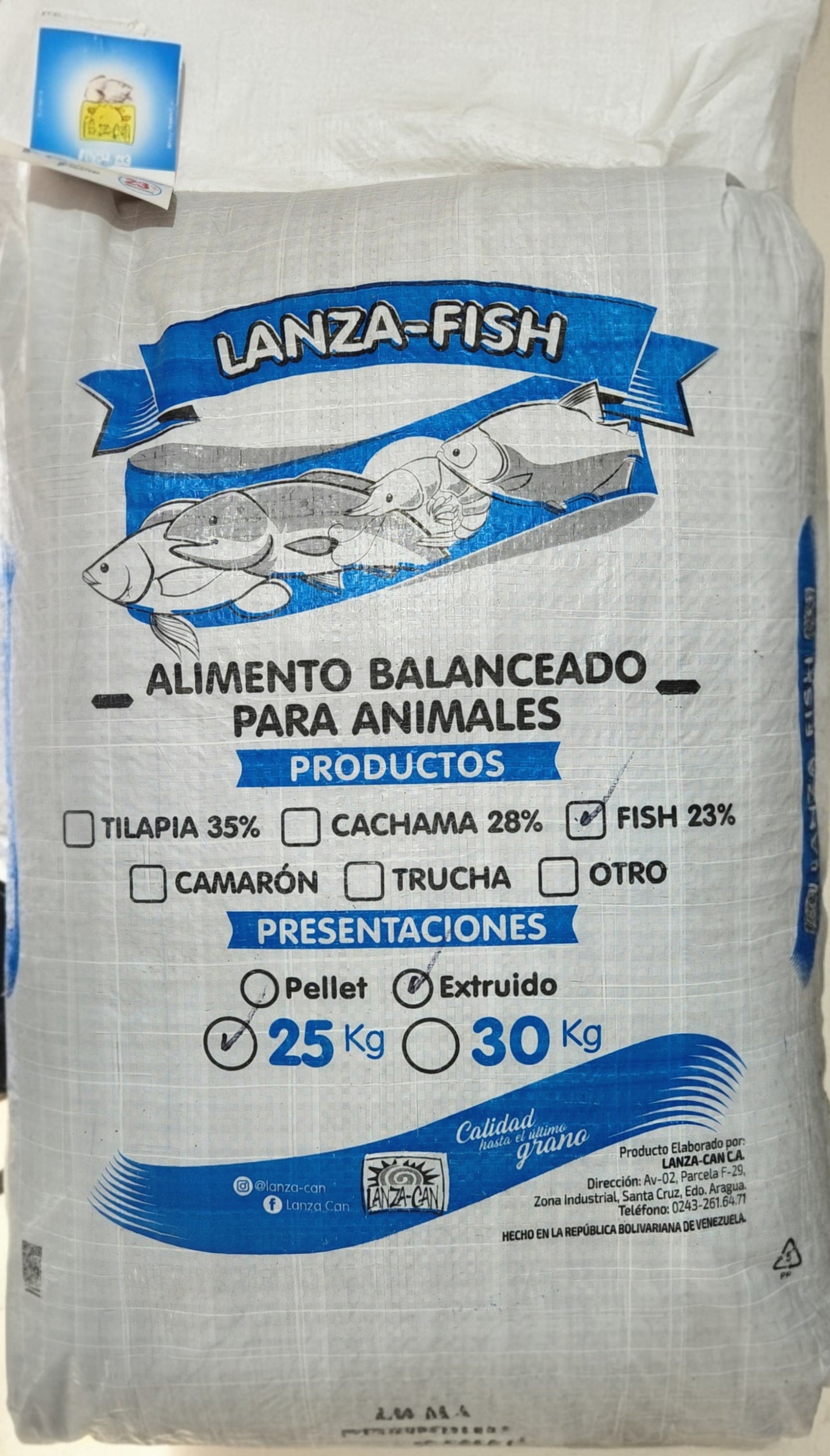 LANZA FISH 23% 25 kg/Granel