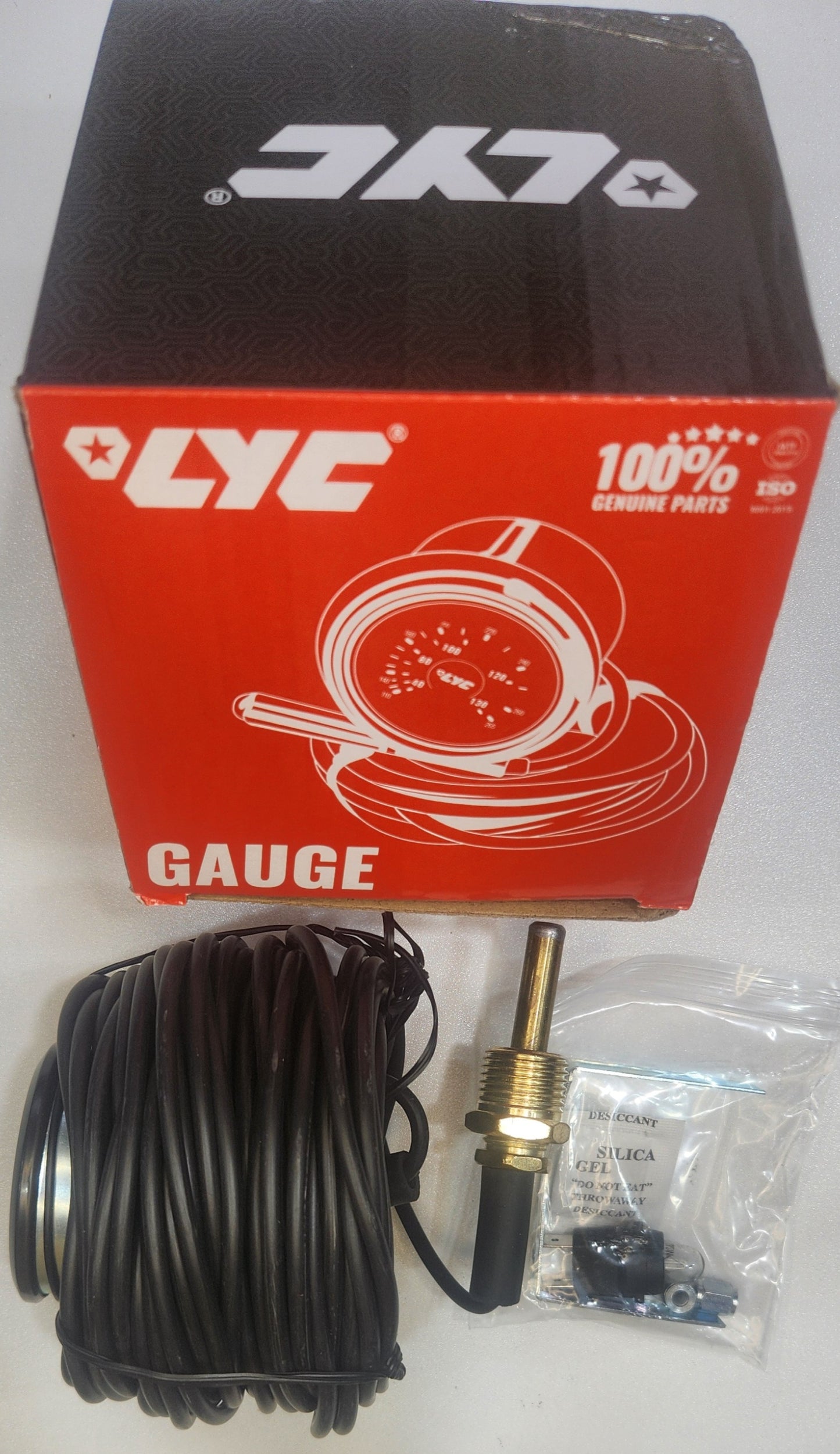 ACGO-0010 RELOJ TEMPERATURA MECÁNICO LYC CON SENSOR DE TERMPERATURA LARGO 540PLG 14 METROS