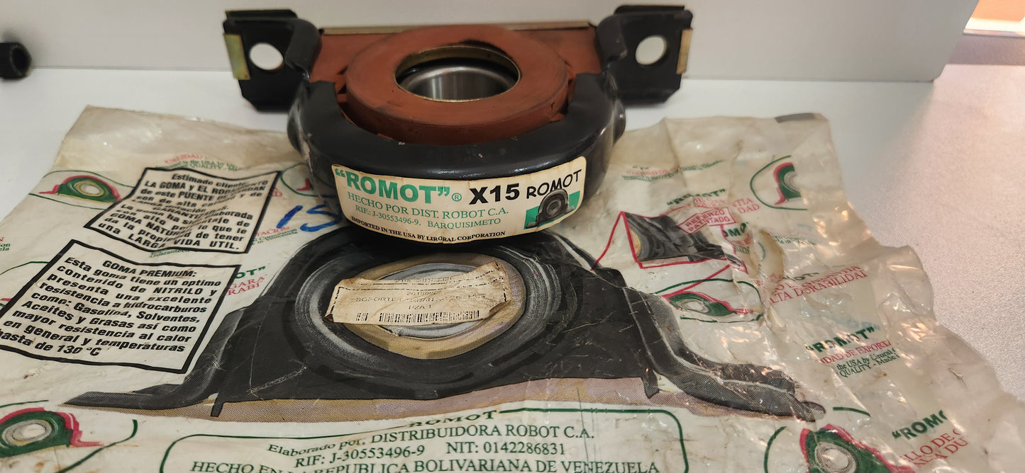 X-15 SOPORTE CARDAN O CHUMACERA CHRYSLER D-400. FORD F-350 F-600. GM- SILVERADO S10, C10. FIAT IVECO DAILY RODAMIENTO 88107