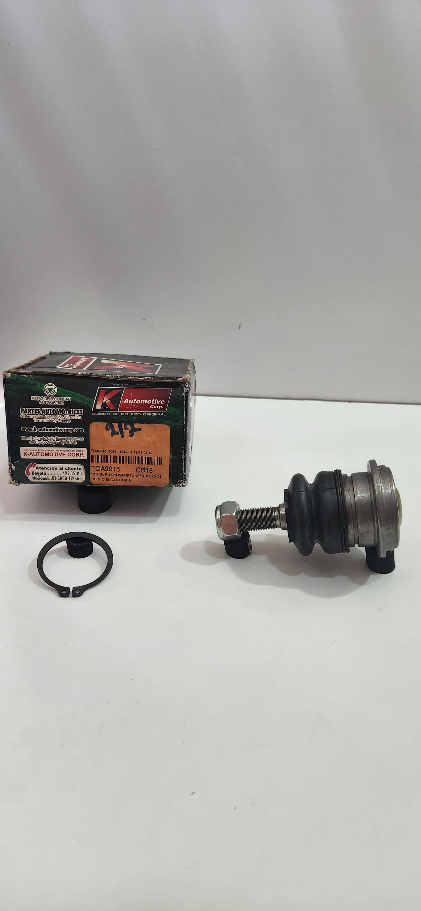 TOA9015 MUÑON MESETA SUPERIOR DERECHO - IZQUIERDO  K-AUTOMOTIVE TOYOTA  HILUX / KAVAK / FORTUNER 03 - 08 MTR 2.7  43310-09015