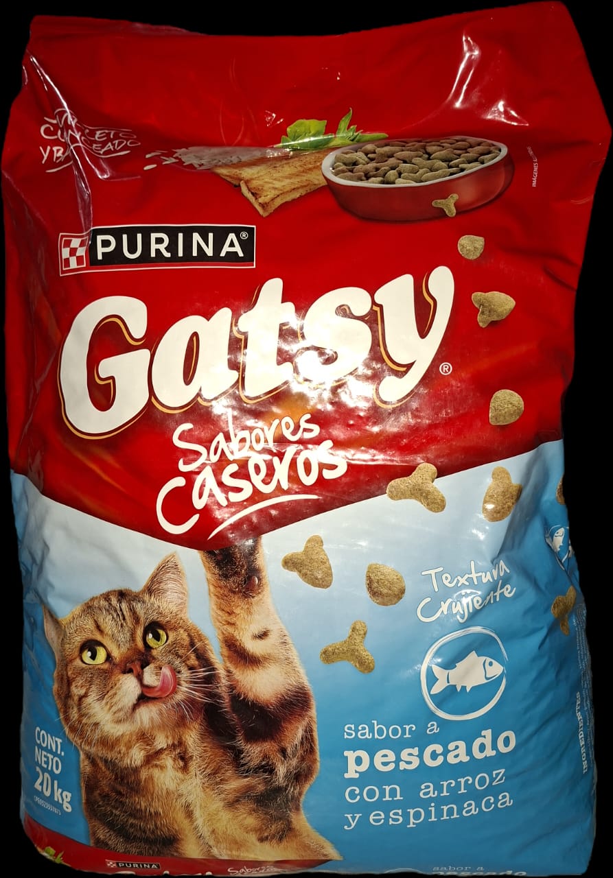 Gatsy 20 kg/GR, Pescado Arroz y Espinaca, Purina