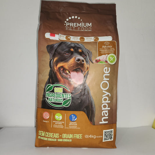 Happy One Premiun 4 kg. €. Sin Cereales.