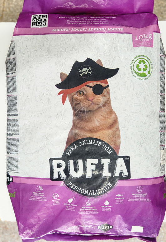 RUFIA GATO 10 kg RICO EN POLLO Y ATÚM CON ÓMEGA 6  PETMAXI