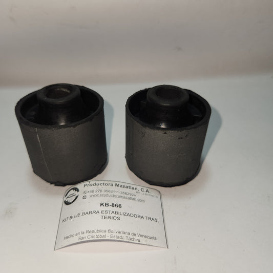 KB-866 KIT BUJE BARRA ESTABILIZADORA TRASERA TERIOS 12.2 X 44.3 X 51.4 mm
