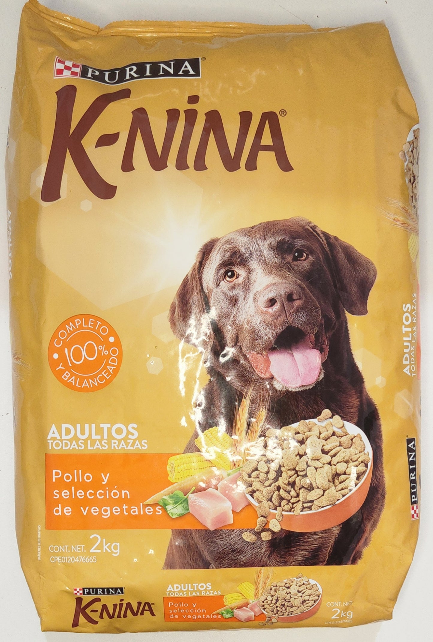 K-NINA 2 kg,  POLLO  Y SELECCIÓN DE VEGETALES, ADULTO, PURINA