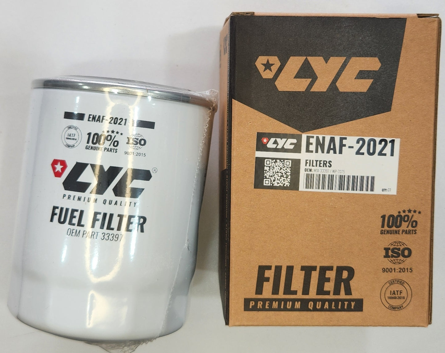 ENAF-2021 FILTRO COMBUSTIBLE DIESEL MITSUBICHI CANTER 444 / FK615 / FK617 / FM657 WIX-33397 - LYC