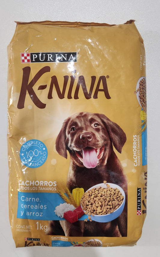 K-NINA 1 kg, CACHORRO, CARNE CEREALES Y ARROZ, PURINA