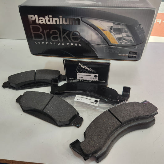 PB-0788 PASTILLA DE FRENO DELANTERA SEMIMETALICA PLATINIUM BRAKE FAIRLANE / F-100 / F-150/ LTD / GALAXI A: 76 - 79 2116293
