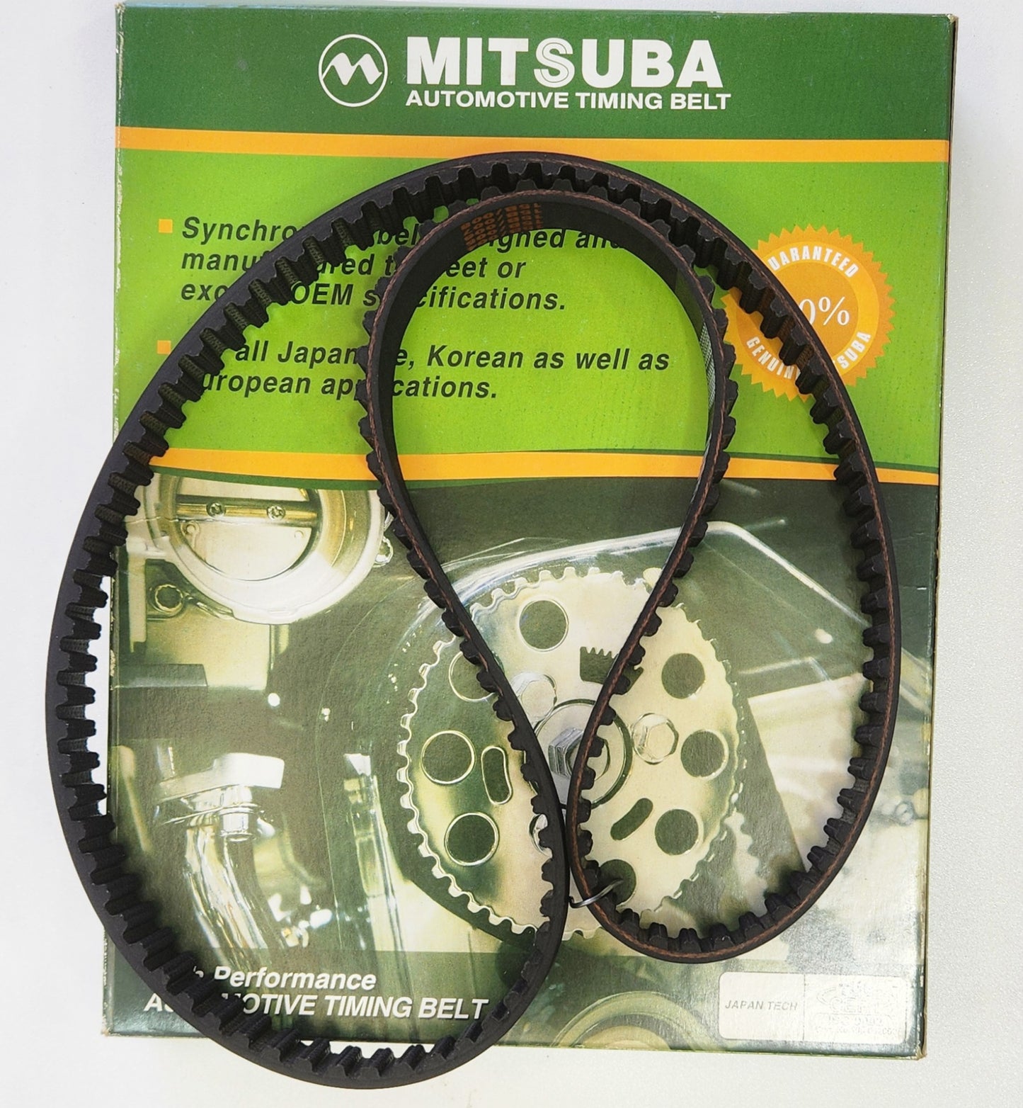 129RPP22 CORREA TIEMPO MITSUBA DODGE FORZA 1.4 L/ FIAT PALIO - SIENA 1.4 8V / UNO FIRE 1.3 / FIORINO FURGONETA 1.3LTS 00 - 08. CON 129 DIENTES Y 22 MM DE ANCHO