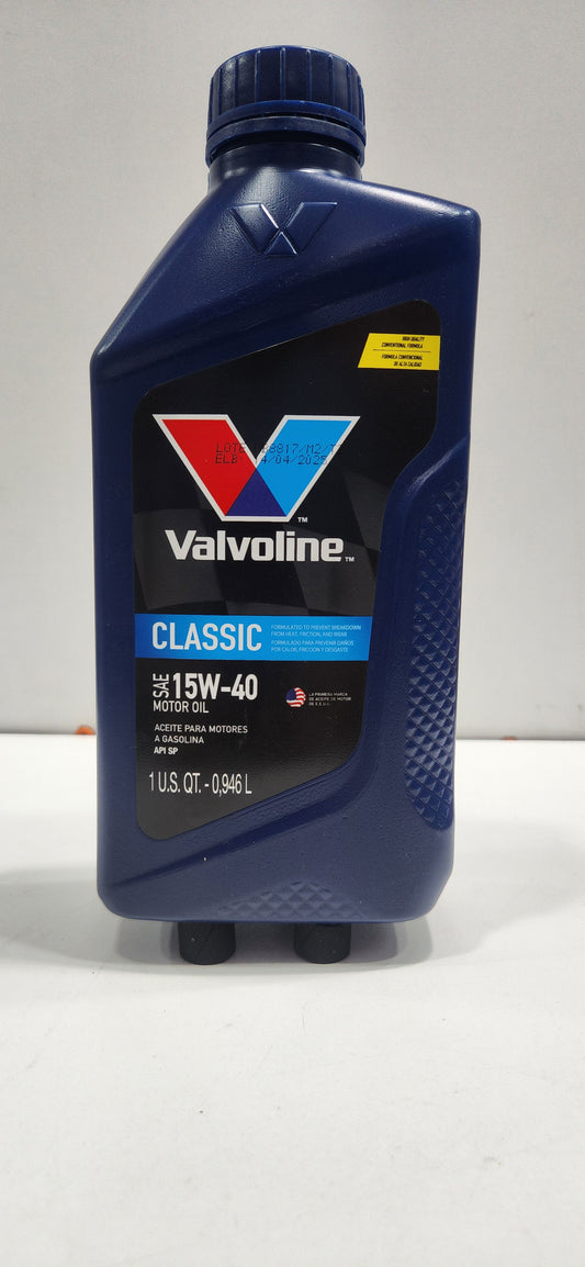 LUBRICANTE VALVOLINE SAE 15W-40 API SP CLASSIC 0.946 L