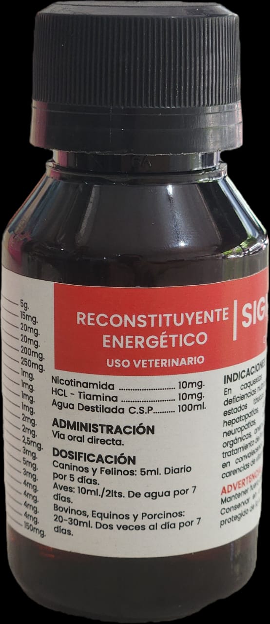 Sigmabiotic 50 ml Recostituyente Energético Caninos y Felinos